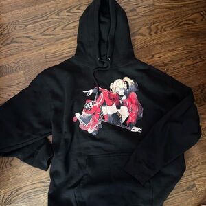 Harley Quinn x Alison Wonderland black hoodie
